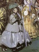 At Longchamp Racecourse Edouard Manet